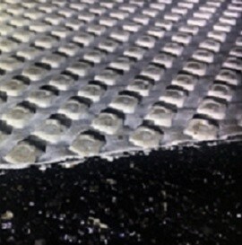 Pavement marking tape on surface