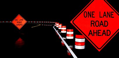 3M temporary traffic solutions: highly visible sheeting and removable pavement markings
