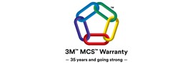 3M MCS Warranty icon, a set of five multicolored chains interlocked in a circle.