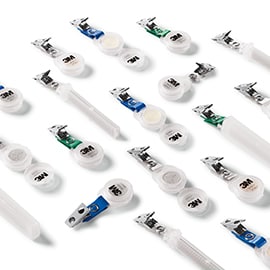 Image with various types of badge monitors.