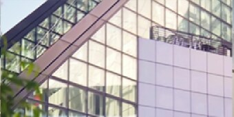 close up of a building
