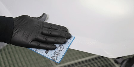 P400 P600 3M Hookit Flexible Foam Abrasive sheet doing primer finishing
