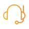 Earmuffed Orange Icon