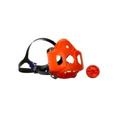 image of probed disposable respirator for fit testing
