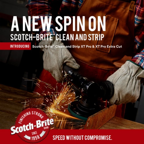 Scotch-Brite Clean and Strip Pro and Extra Cut Brochure